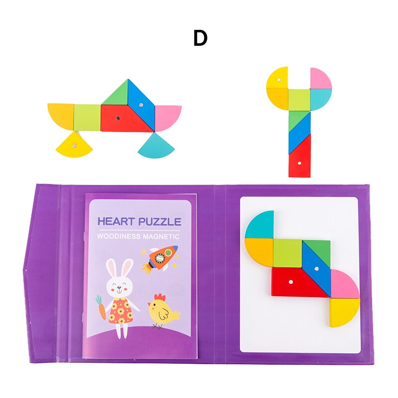 3D Magnetic Tangram Puzzle Board Game for Children's Learning and Brain Teasing Toyland EU Toyland EU
