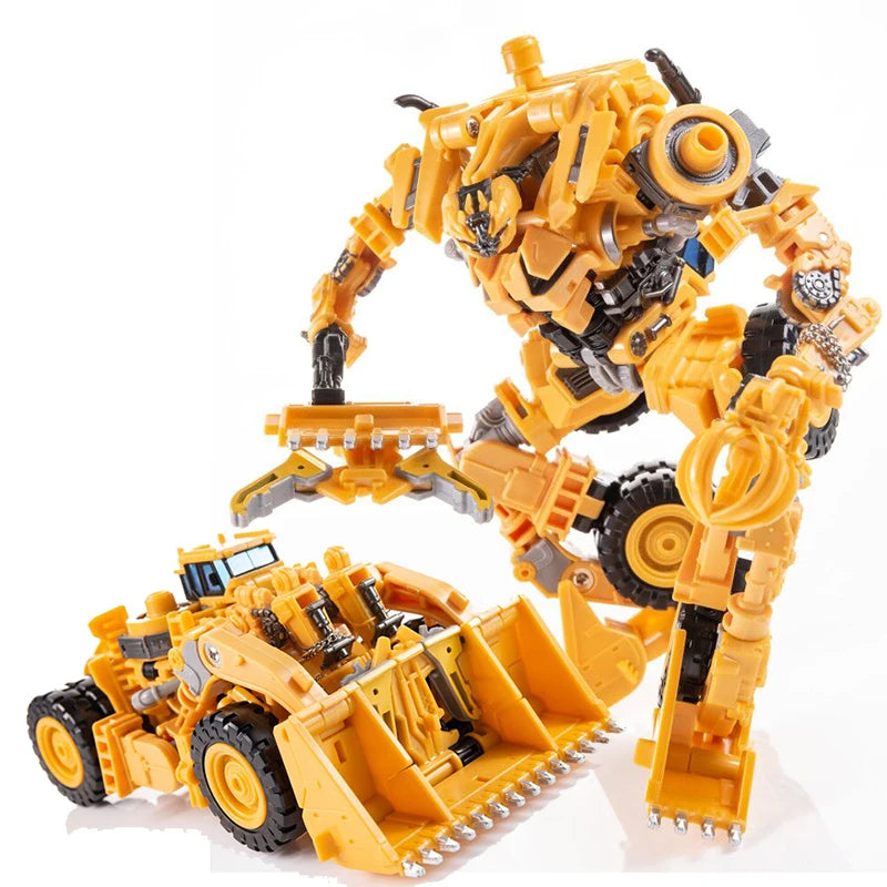 AOYI Toys SS Devastator TF5 Metal Overload Roaring Roll 8 IN 1 Vehicle - 48CM ABS Plastic Robot Figure - ToylandEU