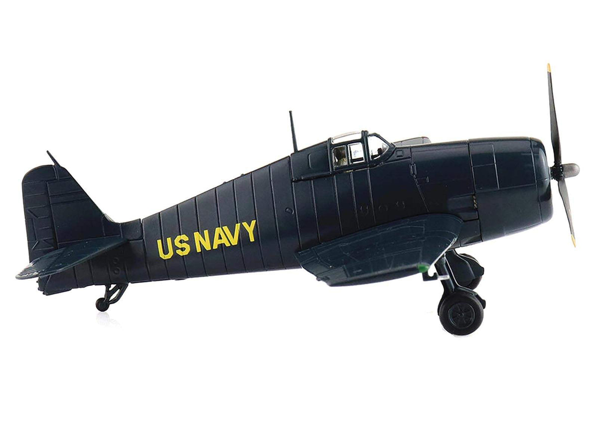 Grumman F6F-5 Hellcat Fighter Aircraft | 1/72 Diecast Aircraft Model | Hobby Master | Blue Angels #1-4 Decals Series