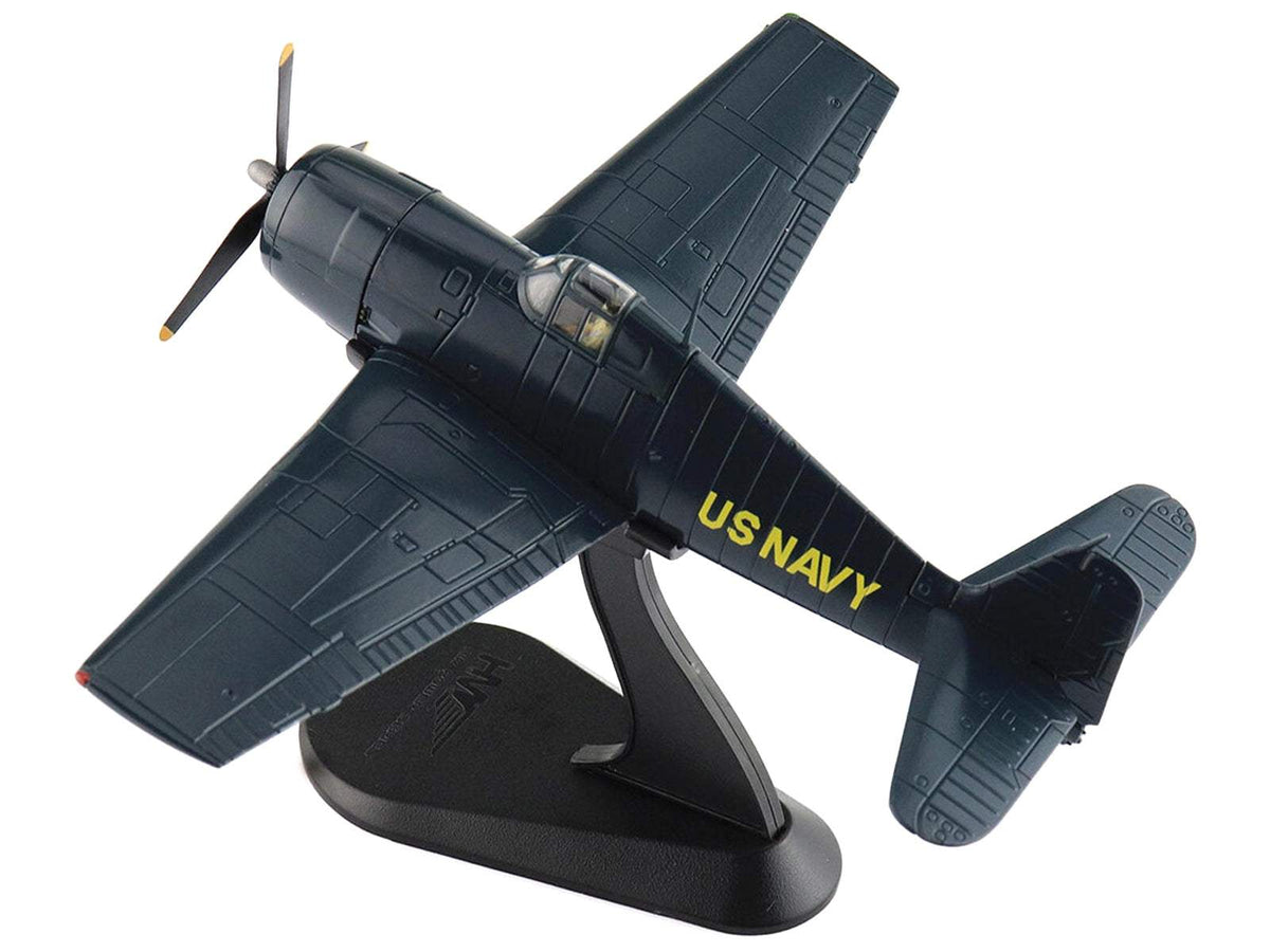 Grumman F6F-5 Hellcat Fighter Aircraft | 1/72 Diecast Aircraft Model | Hobby Master | Blue Angels #1-4 Decals Series