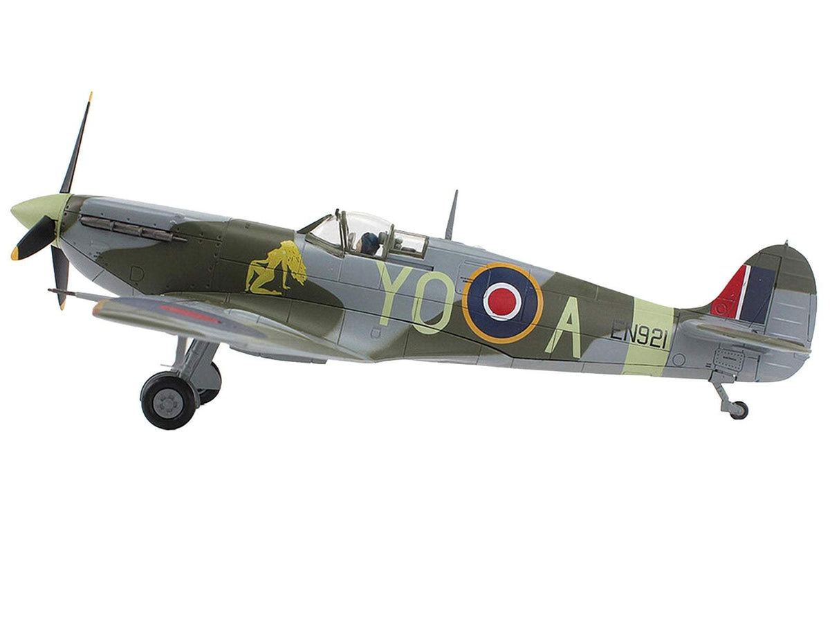 Supermarine Spitfire Mk Vb Fighter Aircraft | 1/48 Diecast Aircraft Model | Hobby Master | EN921 Flying Officer Jack Sheppard No. 401 Squadron Series