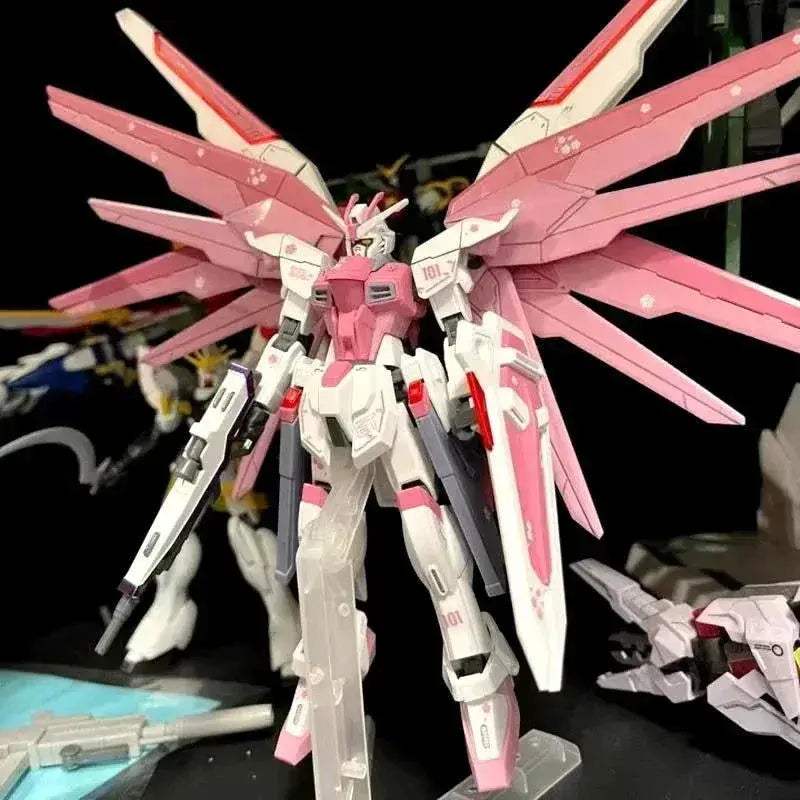 HG 1/144 ZGMF-X10A Freshman Freedom Mecha Assembly Model Action Figures Cherry Blossom - ToylandEU