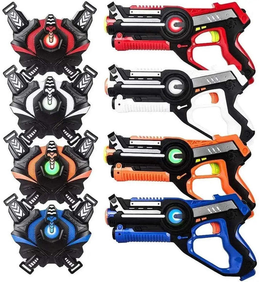 HISTOY Large Indoor/Outdoor Infrared Laser Tag Set - Perfect Xmas Gift for Kids & Adults - ToylandEU