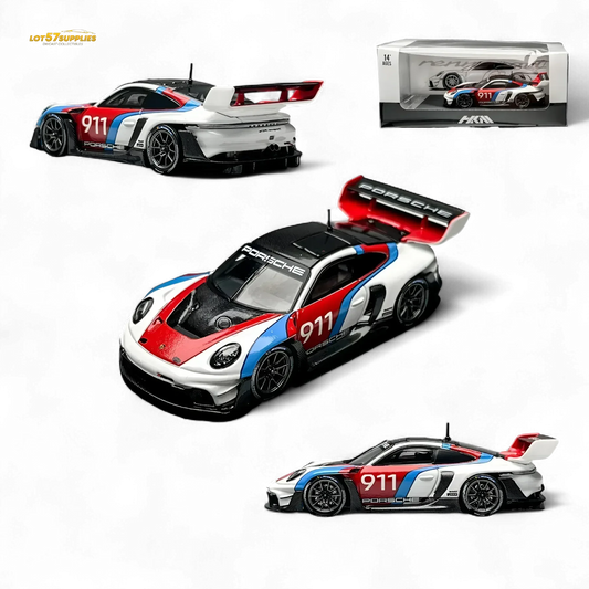  HKM Model Porsche 911 GT3 Rennsport White 1:64 -  ToylandEU™