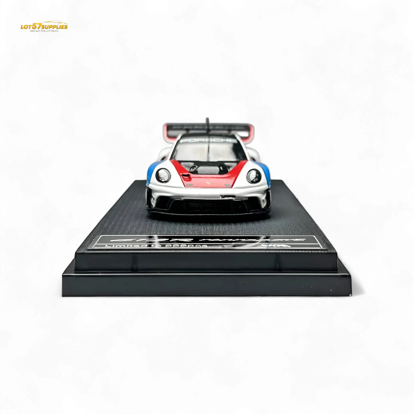HKM Model Porsche 911 (992) GT3 R Rennsport White #911 1:64 - ToylandEU