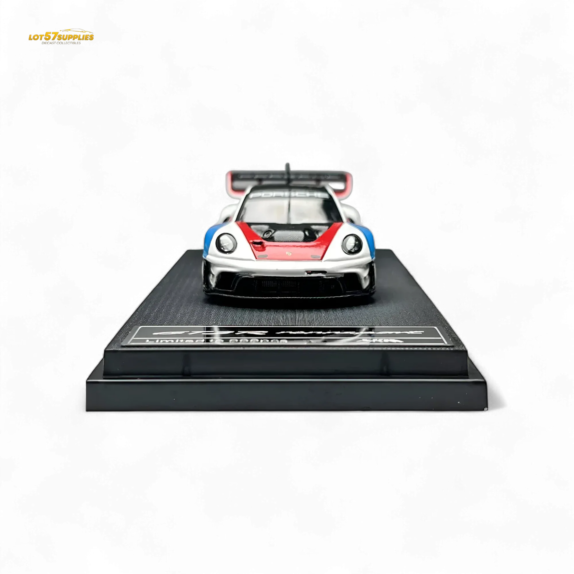 HKM Model Porsche 911 (992) GT3 R Rennsport White #911 1:64 - ToylandEU