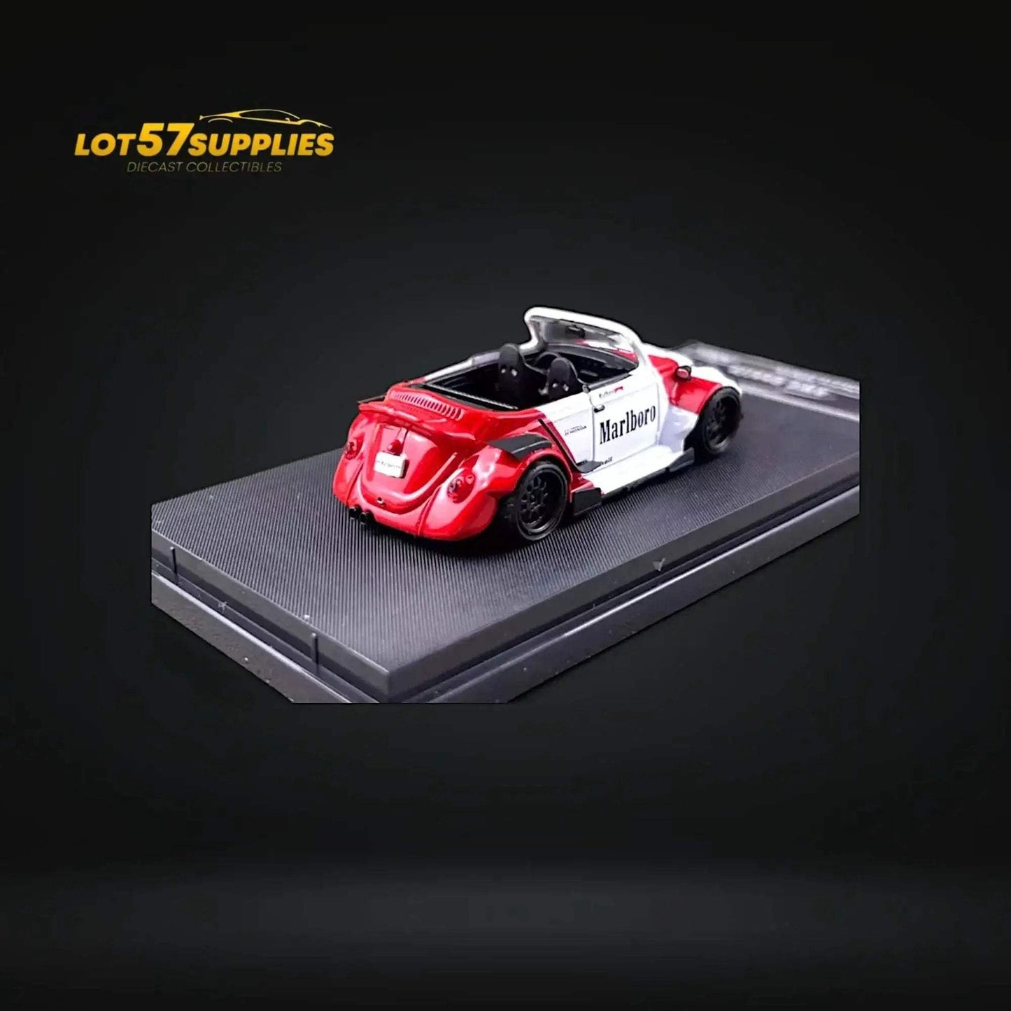 HKM Model VW Beetle Convertible Cabriolet Marlboro 1:64 Limited to 599 Pcs - ToylandEU