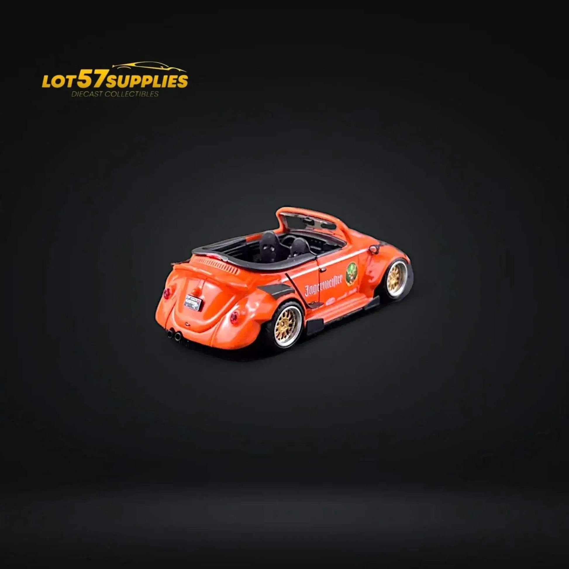 HKM Model VW Beetle Convertible Cabriolet Jagermeister 1:64 Limited to 599 Pcs - ToylandEU