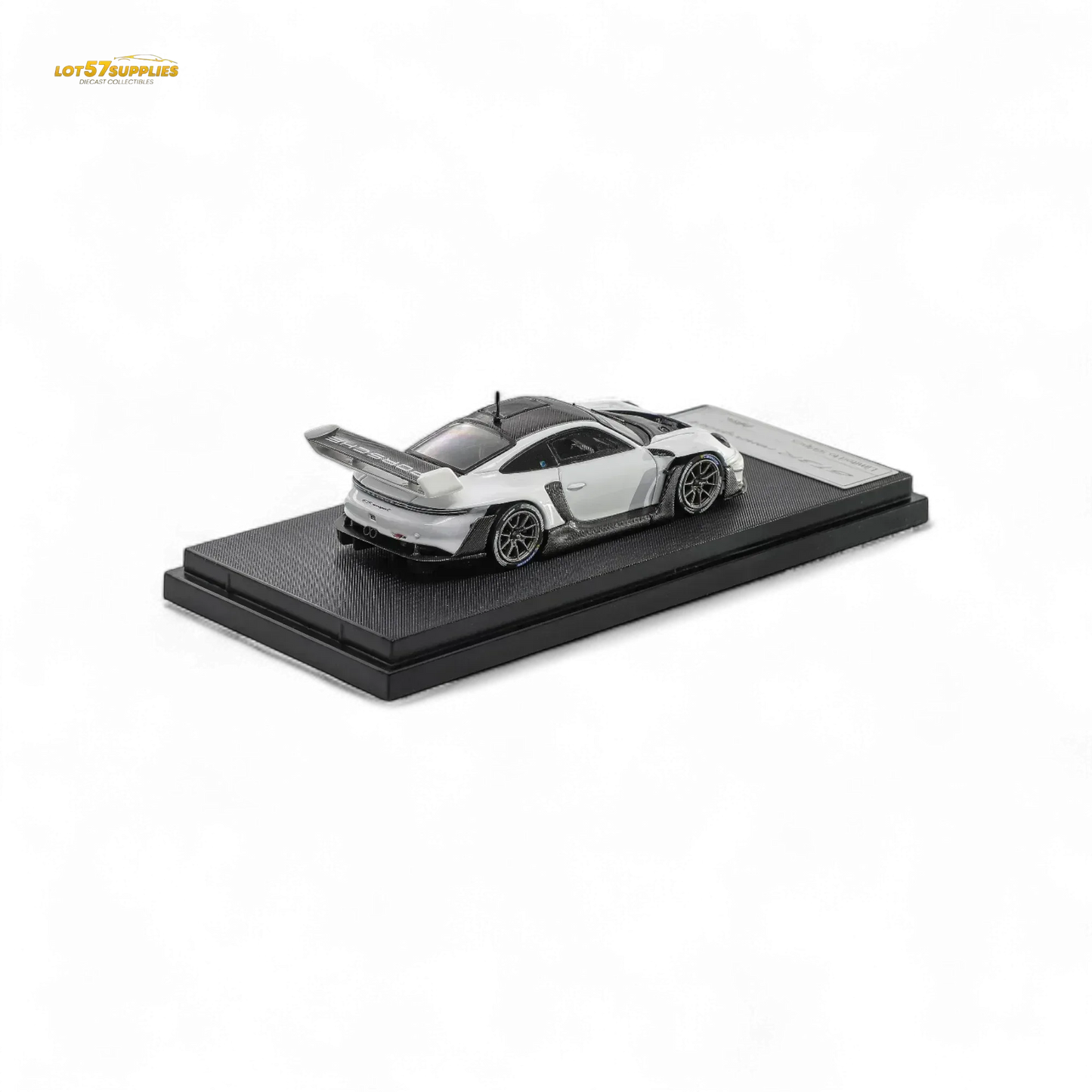 HKM 911 (992) GT3 R Rennsport - White/Carbon Hood 1:64 - ToylandEU