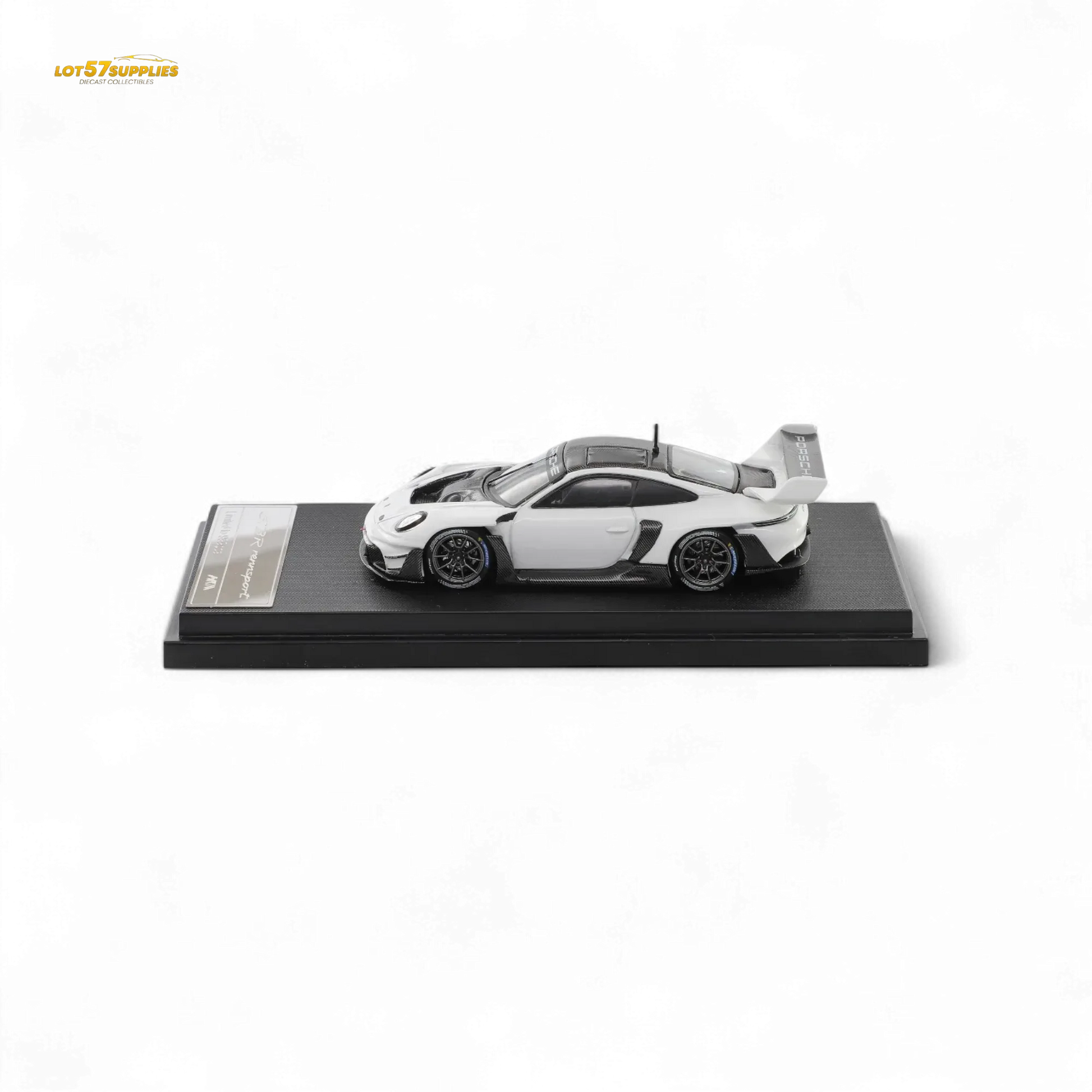 HKM 911 (992) GT3 R Rennsport - White/Carbon Hood 1:64 - ToylandEU