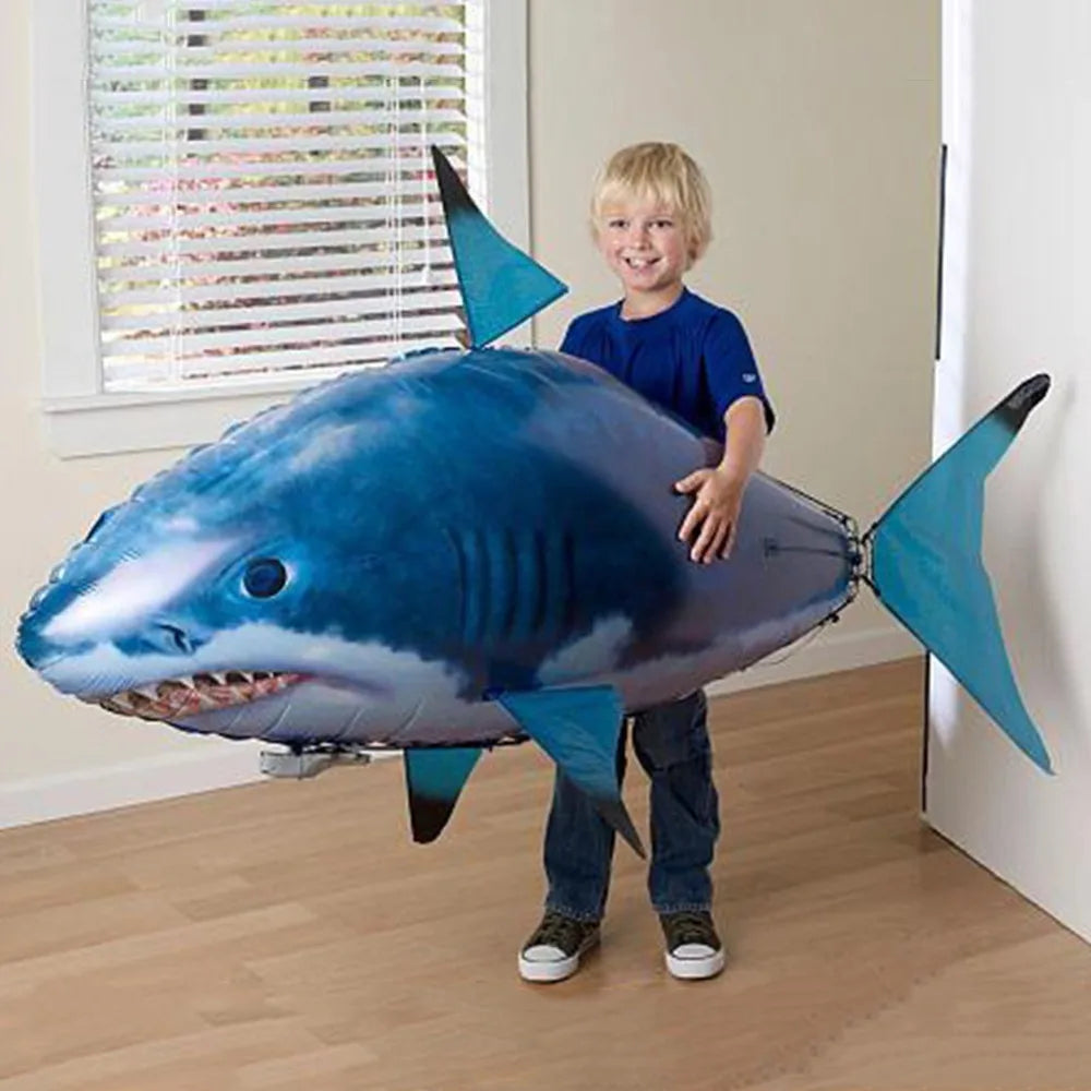 Air Swimmer Remote Control Shark Balloon Toy for Kids