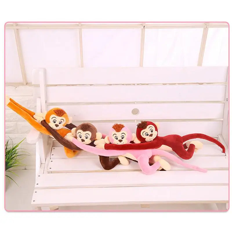 Adorable 65CM Kawaii Long Arm Monkey Plush - Perfect for Cuddles & Decor!