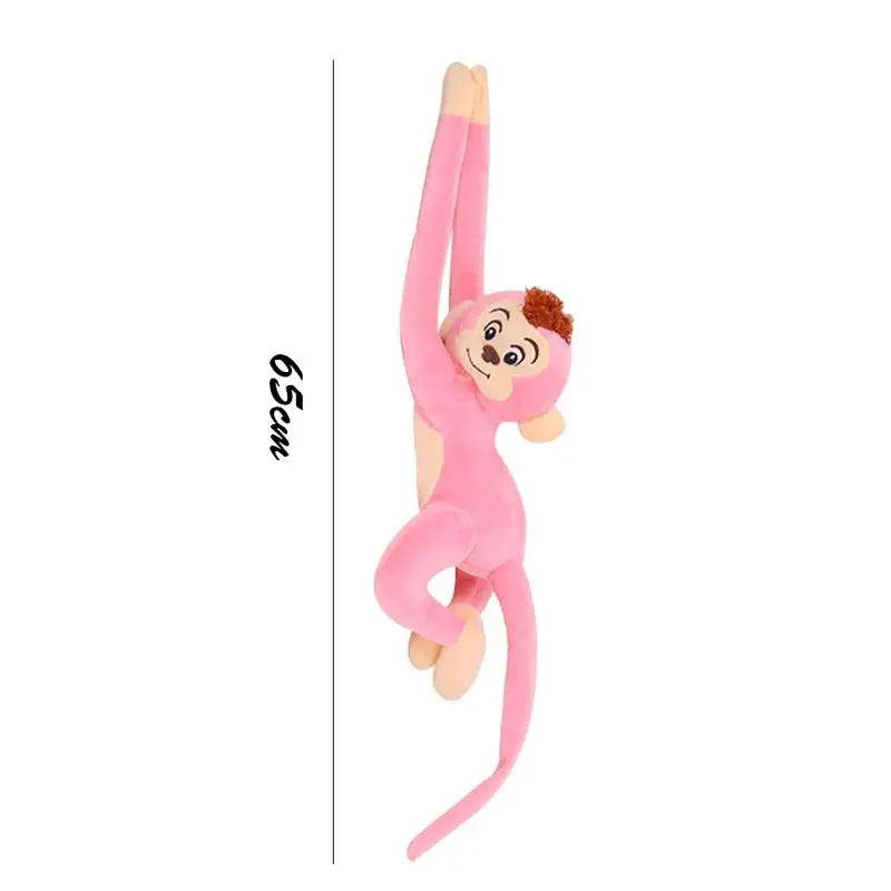 Adorable 65CM Kawaii Long Arm Monkey Plush - Perfect for Cuddles & Decor!