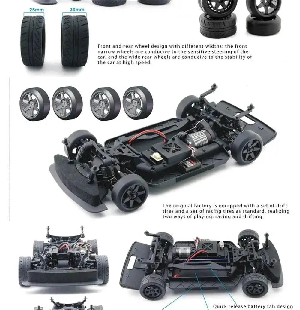  HNR H9802 PNTHER 1/10 2.4G Brushless RC Car Drift Toys -  ToylandEU™