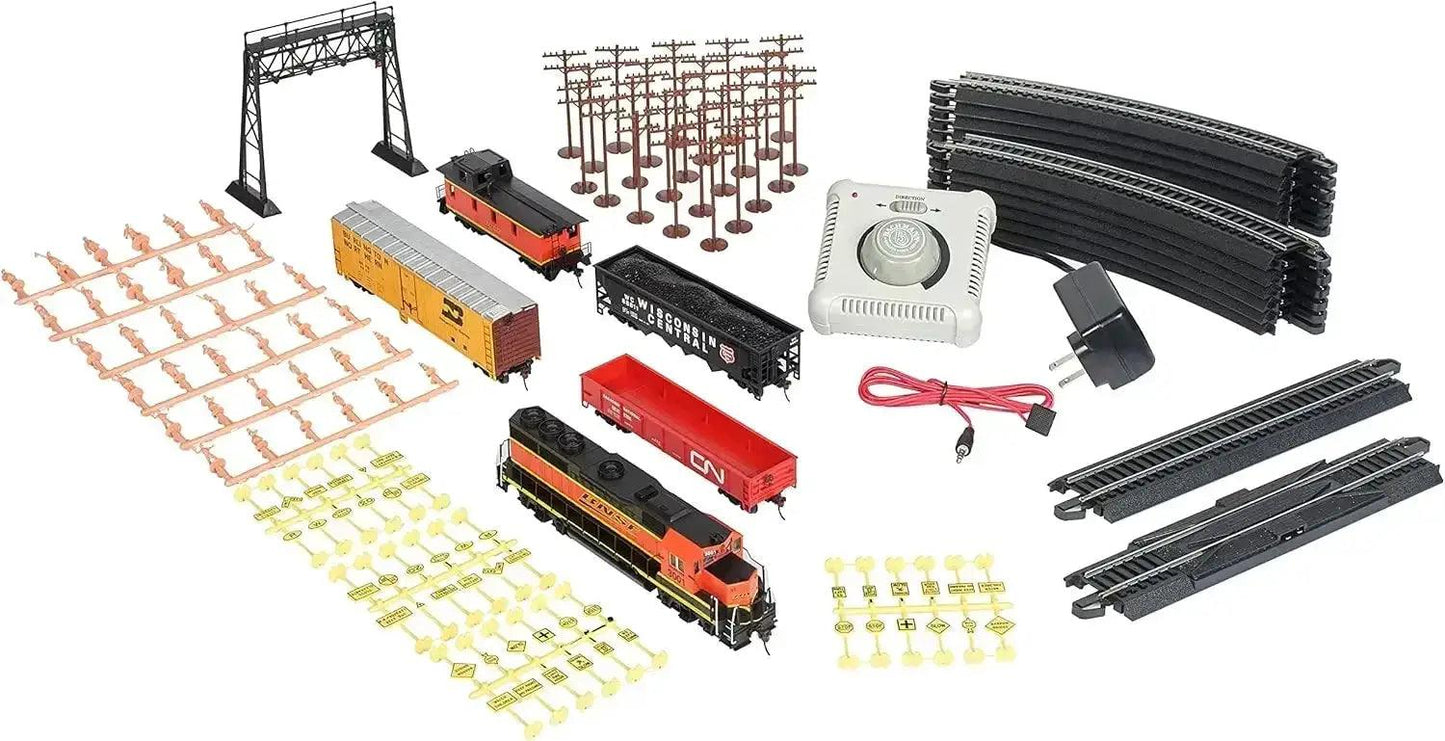  HO Scale Train Set Ready To Run 130 Piece Electric -  ToylandEU™