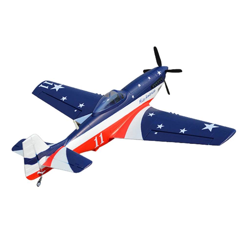 HOOKLL P51 Miss America 1200mm Wingspan EPO RC Airplane - ToylandEU