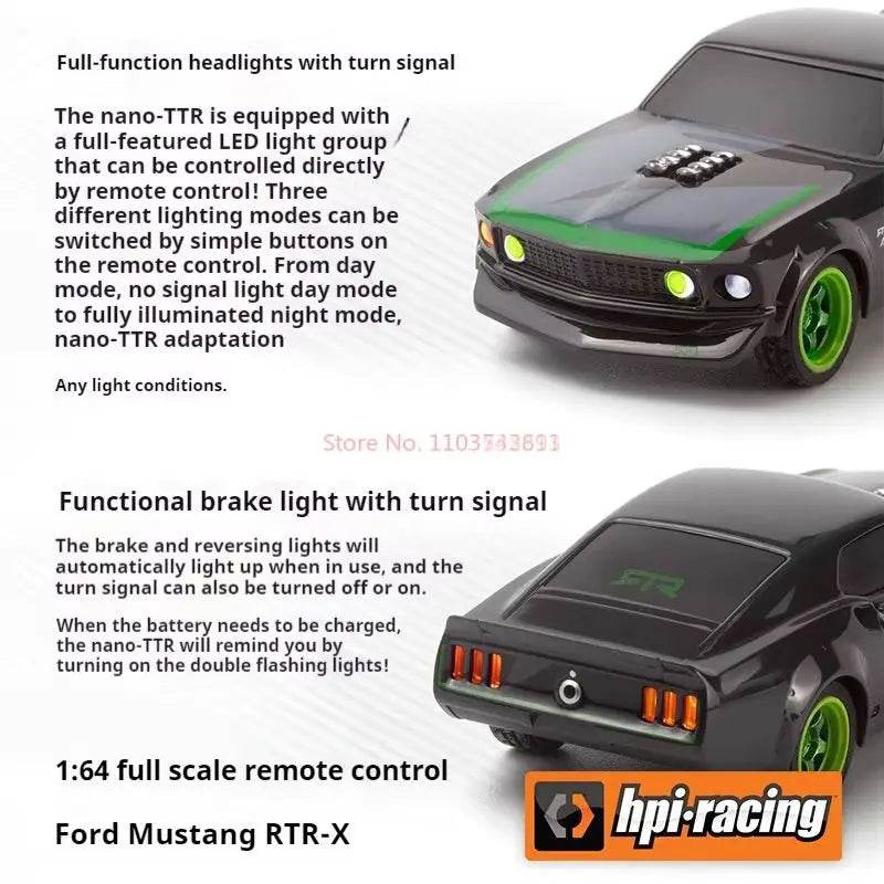 HPI 160980 NANO-TTR 1/64 MINI RC Remote Control Car Toys - ToylandEU