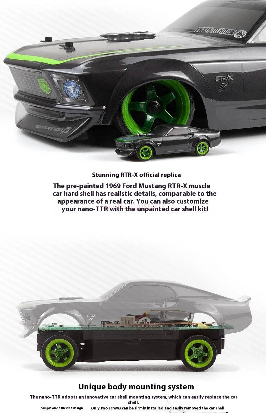 HPI 160980 NANO-TTR 1/64 MINI RC Remote Control Car Toys - ToylandEU