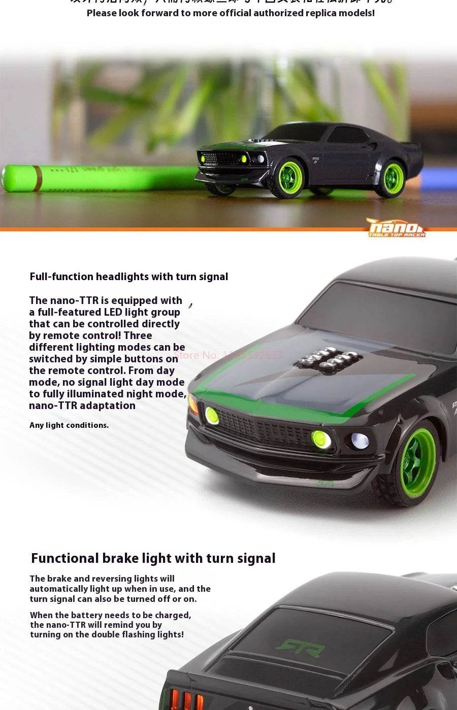 HPI 160980 NANO-TTR 1/64 MINI RC Remote Control Car Toys - ToylandEU