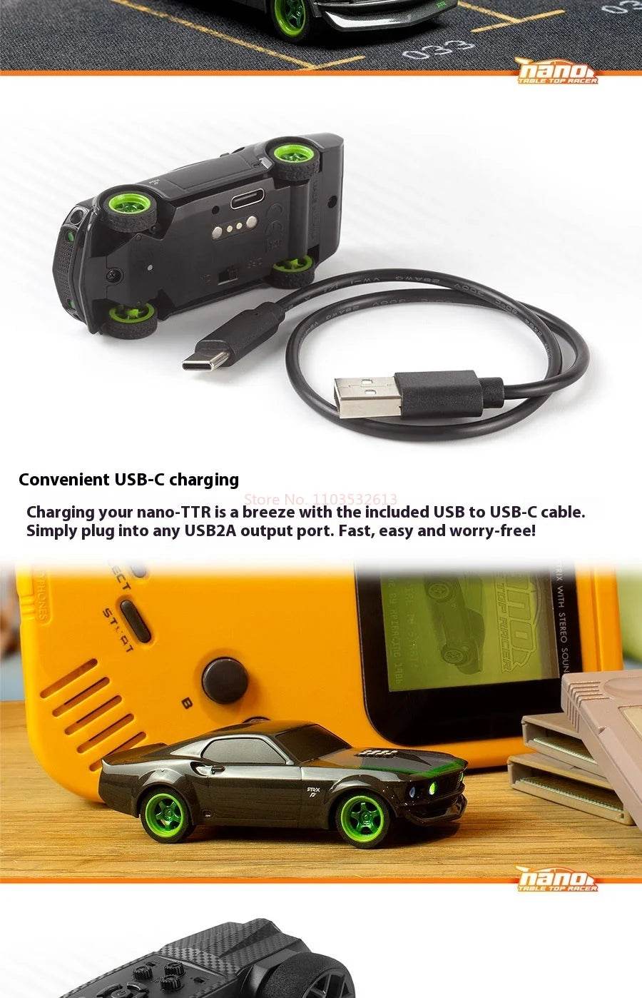 HPI 160980 NANO-TTR 1/64 MINI RC Remote Control Car Toys - ToylandEU