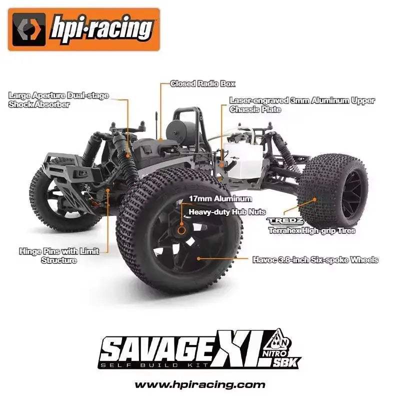 HPI Savage XL 5.9 SBK RC Remote Monster Truck AllTerrain - ToylandEU