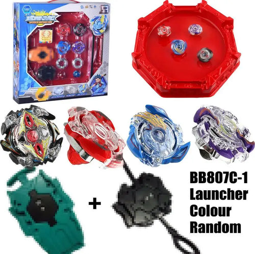 B-X TOUPIE BURST BEYBLADE 4pcs/Set Spinning Top 4D Set Arena Metal ToylandEU.com Toyland EU