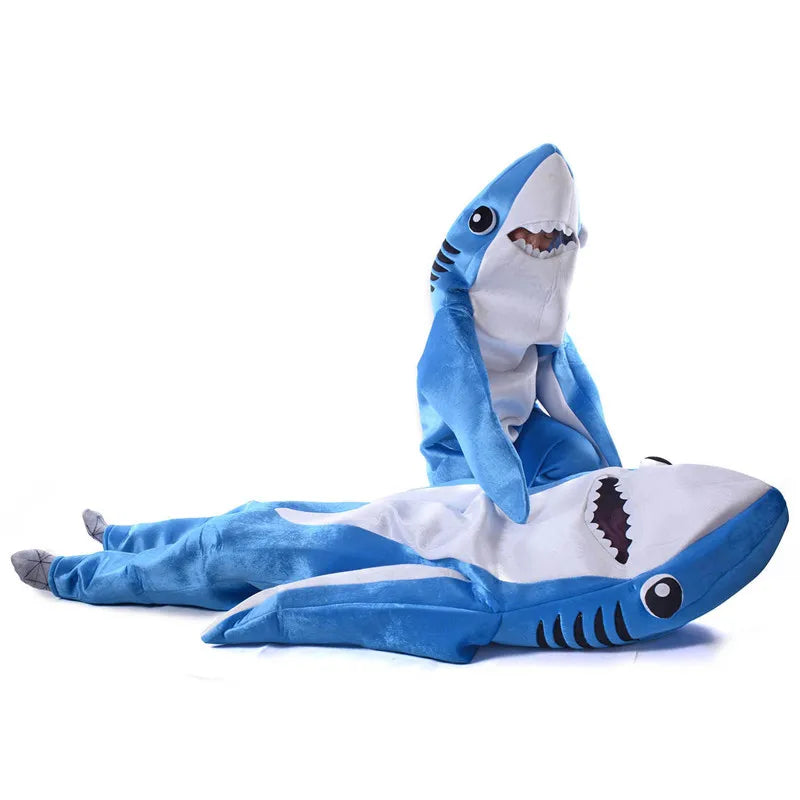 3D Shark Costume Costume for All Ages - Halloween & Cosplay Fun!