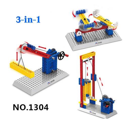 WANGE Electronic Mechanical Engineering Blocks Kit with 3-in-1 DIY Creative Design ToylandEU.com Toyland EU