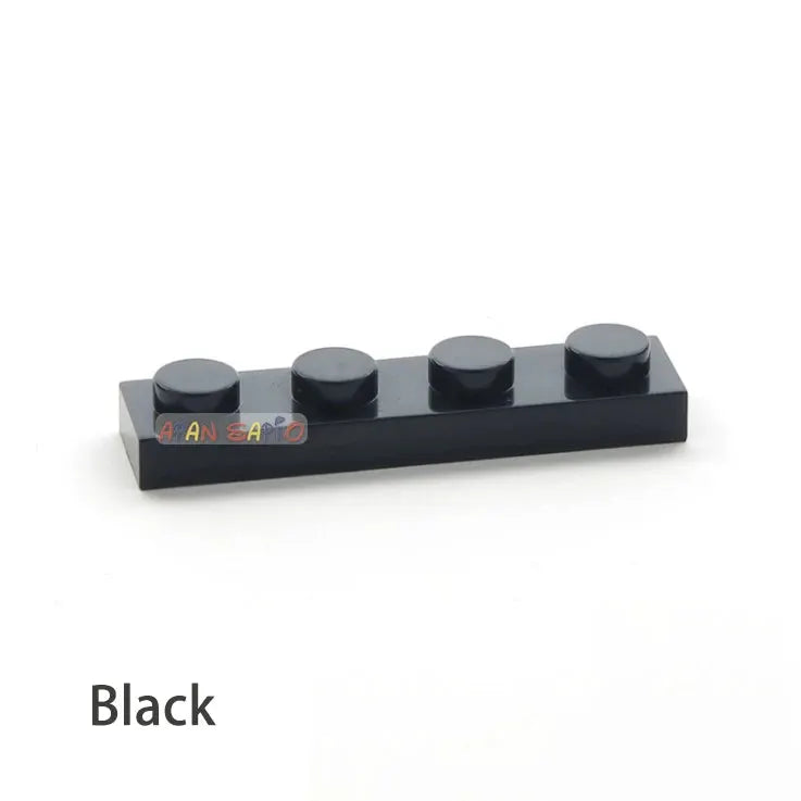 600pcs Thin Figures Bricks 1x4 Dots DIY Building Blocks Educational Creative Plastic Toys for Children Size Compatible With 3710 - ToylandEU