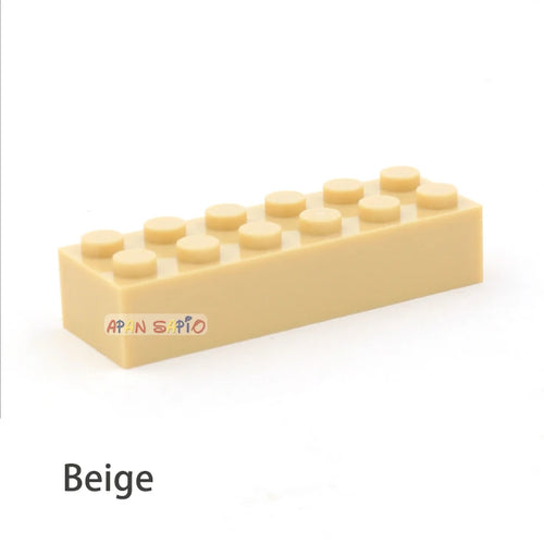 20pcs Educational Building Blocks: Thick Figures Bricks 2x6 Dots DIY Kit ToylandEU.com Toyland EU