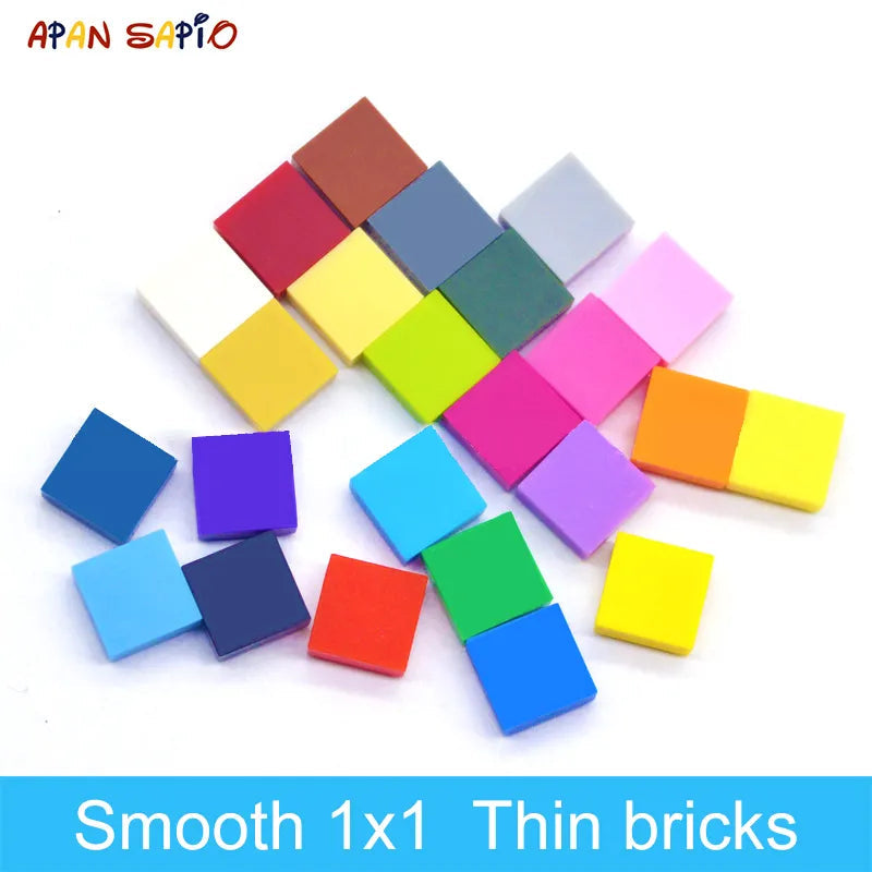 400pcs Assorted Color Building Blocks with Smooth Surface - ToylandEU