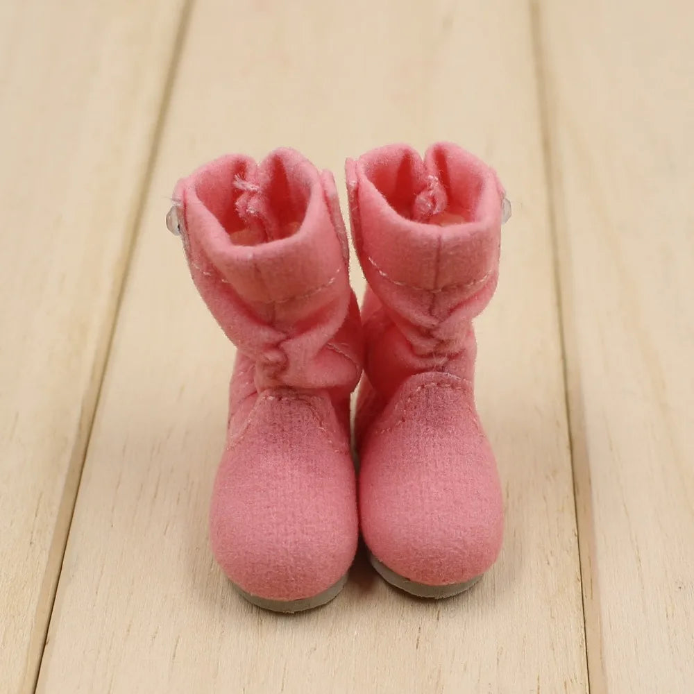 Icy Winter Boots for DBS Blyth Doll - Lady Style - Toy Shoes Only