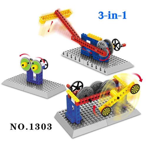 WANGE Electronic Mechanical Engineering Blocks Kit with 3-in-1 DIY Creative Design ToylandEU.com Toyland EU