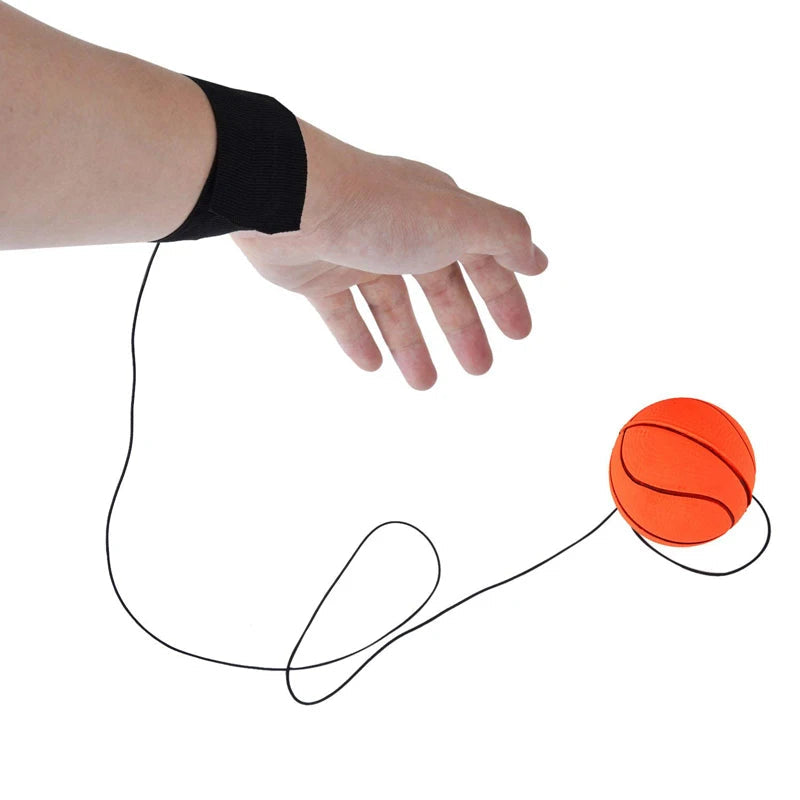 Elastic Rubber Hand Ball with Return String for Kids' Outdoor Play - ToylandEU