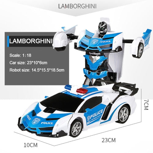 Remote Control RC Car Transformation Robot Sports Vehicle Model Drift Car - Kids Toys and Gifts For Boys Toyland EU Toyland EU