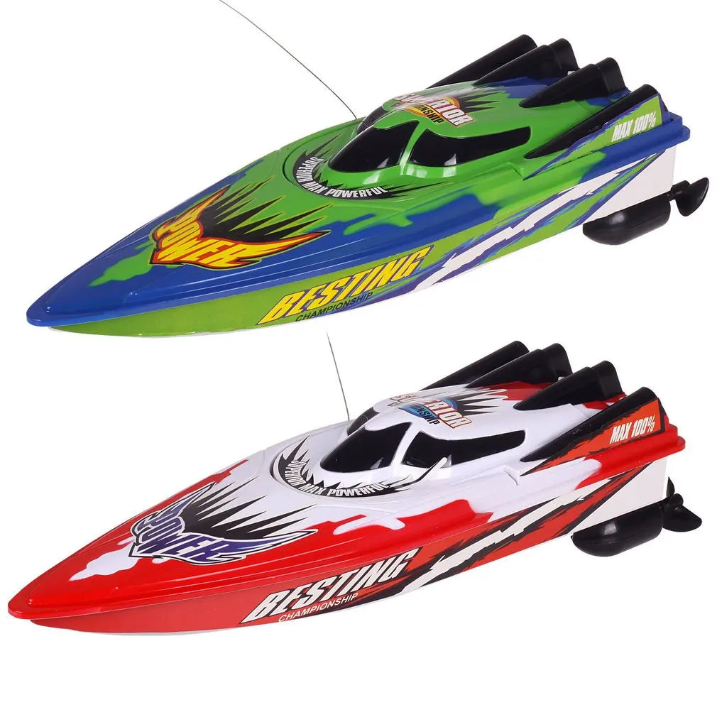 High-Speed RC Racing Boat with Dual Motor Remote Control - ToylandEU