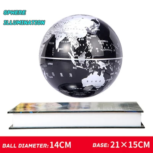 Magnetic Levitation 360°Rotate Globe with Touch Switch and Flying Saucer Shape ToylandEU.com Toyland EU