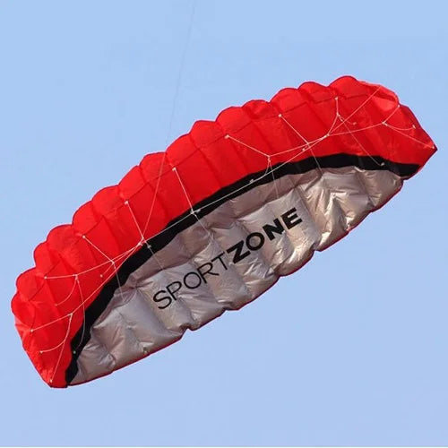 High-Quality 1.8m Dual Line Parafoil Parachute Kite Set with Handles and Bag - ToylandEU