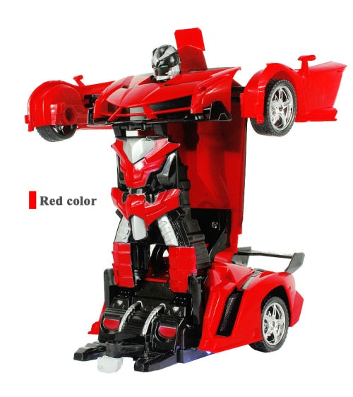 2-in-1 RC Car Transformer and Sports Car Remote Control Robot Toy Toyland EU Toyland EU