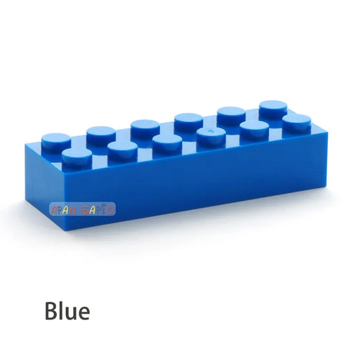 20pcs Educational Building Blocks: Thick Figures Bricks 2x6 Dots DIY Kit ToylandEU.com Toyland EU