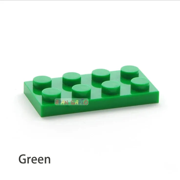 300pcs DIY Building Blocks Thin Figure Bricks 2x4 Dots Educational Creative Plastic Toys for Children Size Compatible With 3020 - ToylandEU