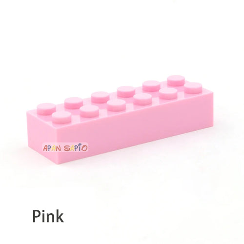 20pcs Educational Building Blocks: Thick Figures Bricks 2x6 Dots DIY Kit ToylandEU.com Toyland EU