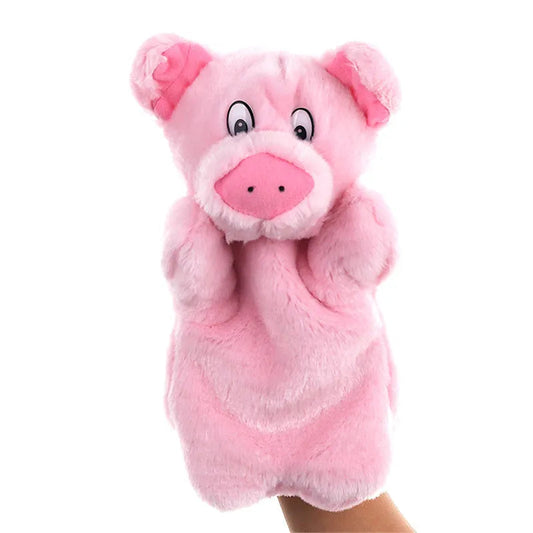 Pig Hand Puppet Plush Doll for Early Education