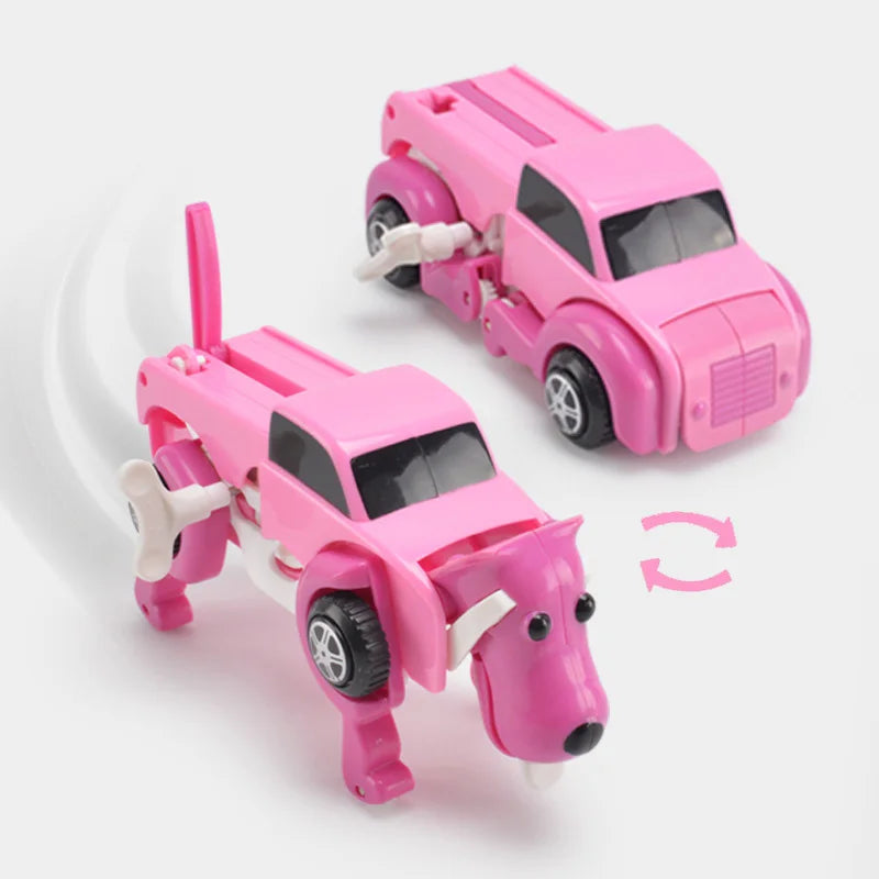 Color Changing 14cm Dog Car Toy for Kids - Battery-Free adaptable Vehicle - ToylandEU