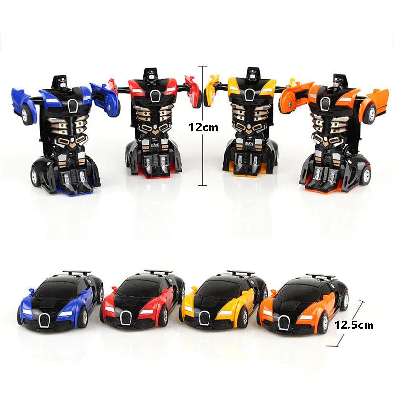 Adaptable Transformer Car Model with Mini Robot Toy - Creative Kids Toy
