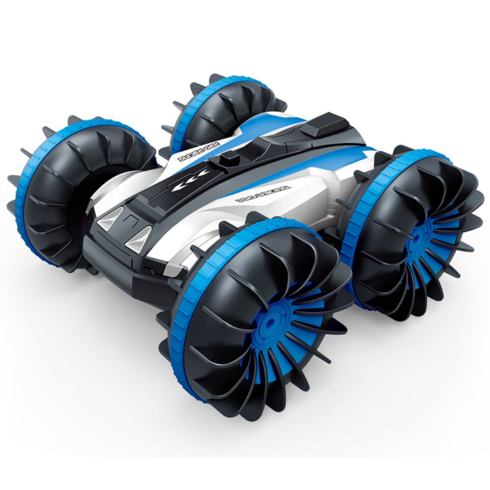 360° Rotating Amphibious RC Stunt Car with Remote Control for Kids - ToylandEU