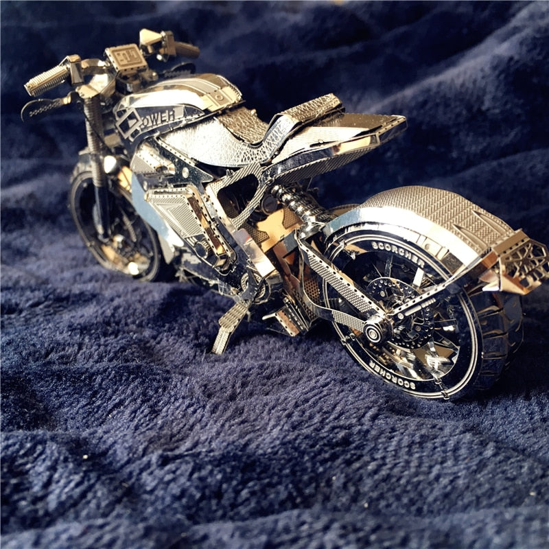 3D Metal Puzzle Vengeance Motorcycle Model Kit for Adults - ToylandEU