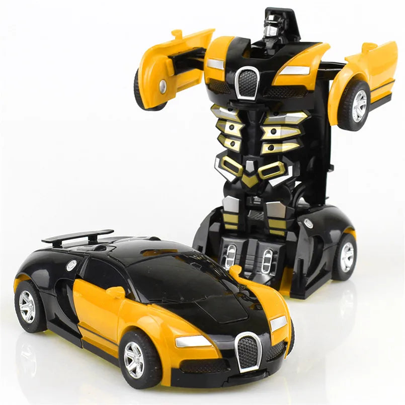 Adaptable Transformer Car Model with Mini Robot Toy - Creative Kids Toy