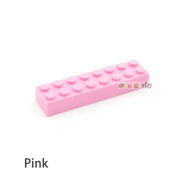 100pcs Thick 2x8 DIY Building Blocks Educational Creative Toys for Children Figures Plastic Bricks Compatible With 3007 Choice - ToylandEU