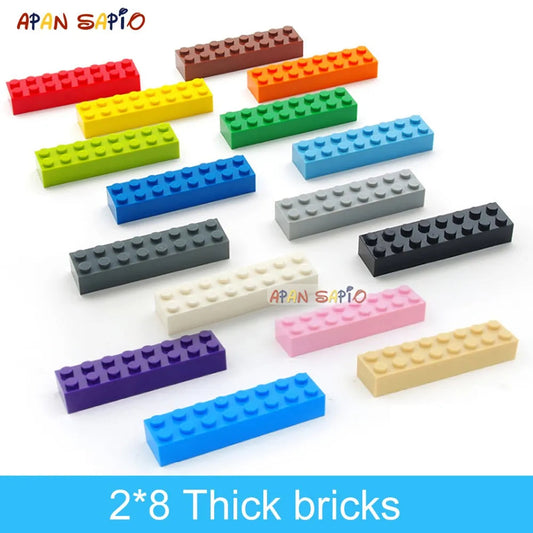 20 Pieces DIY Building Blocks Set with 2x8 Dots - Educational and Creative Toy - ToylandEU